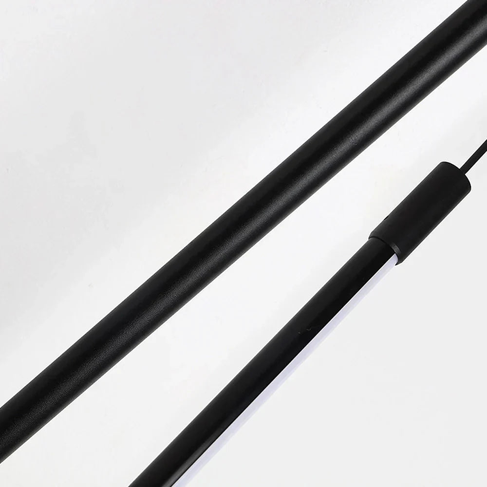 Suspension LED Longue Minimaliste en Aluminium – Lampe Moderne et Élégante