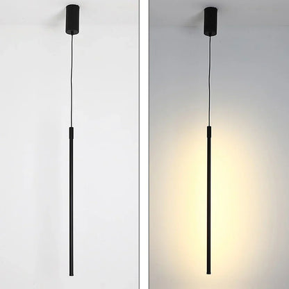 Suspension LED Longue Minimaliste en Aluminium – Lampe Moderne et Élégante