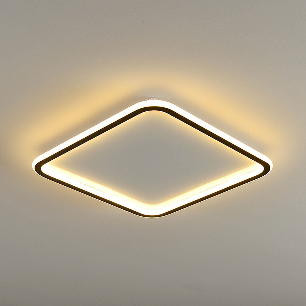 Plafonnier LED Géométrique Moderne - Design Élégant pour Chambre
