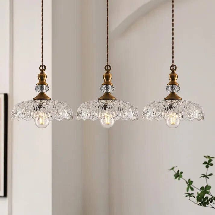Suspension Murale Mini-Kücheninsel en Verre et Métal – Style Rétro Élégant