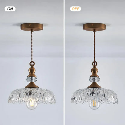 Suspension Murale Mini-Kücheninsel en Verre et Métal – Style Rétro Élégant