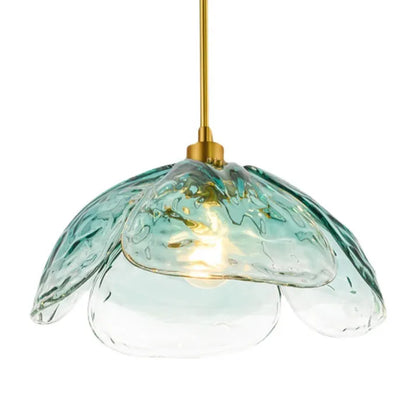 Suspension Fleurie Créative pour Table de Nuit – Éclairage Élégant en Verre pour Chambre et Salon