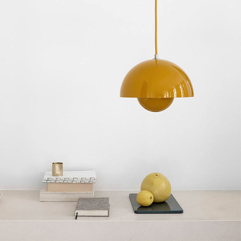 Suspension Auroraglo V2 - Lampe Moderne en Forme de Pot de Fleurs pour Chambre, Éclairage LED, Design Scandinave