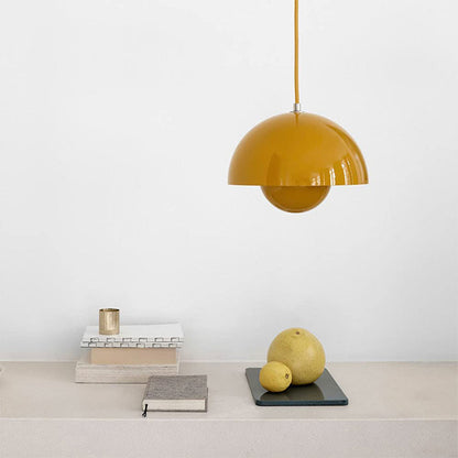 Suspension Auroraglo V2 - Lampe Moderne en Forme de Pot de Fleurs pour Chambre, Éclairage LED, Design Scandinave