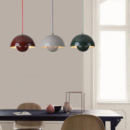 Suspension Auroraglo V2 - Lampe Moderne en Forme de Pot de Fleurs pour Chambre, Éclairage LED, Design Scandinave