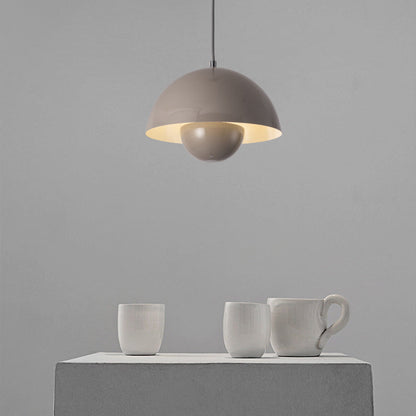Suspension Auroraglo V2 - Lampe Moderne en Forme de Pot de Fleurs pour Chambre, Éclairage LED, Design Scandinave