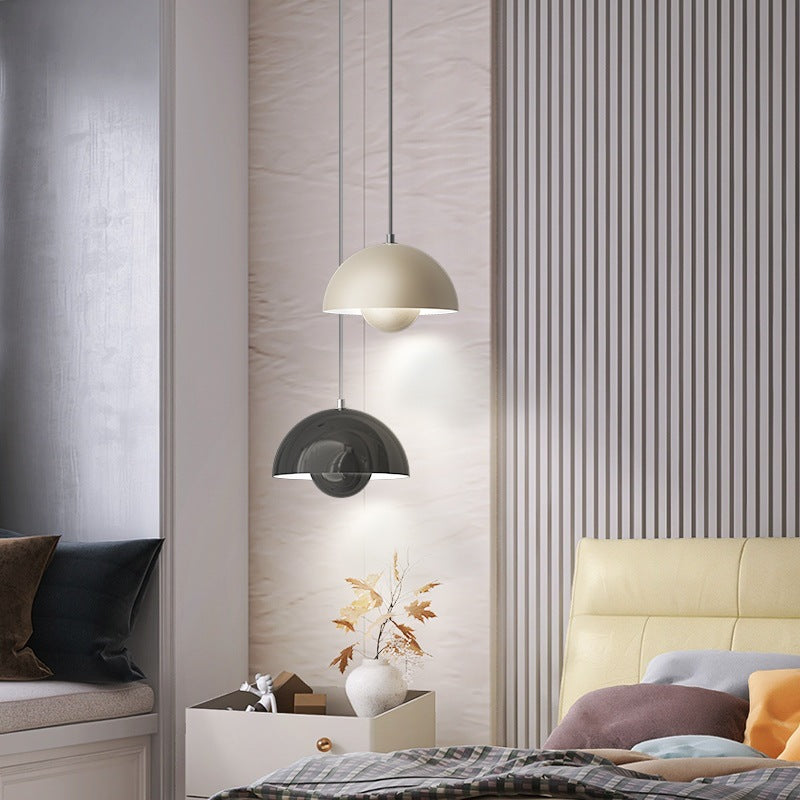 Suspension Auroraglo V2 - Lampe Moderne en Forme de Pot de Fleurs pour Chambre, Éclairage LED, Design Scandinave