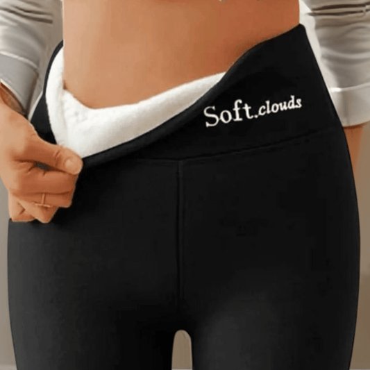 Legging Hiver VeluWarm – Polaire Intérieure, Extérieur Velours, Confort Thermique Élégant