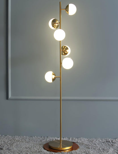 Lampe Arbre LED Doppler – Élégance Moderne avec Boules en Verre