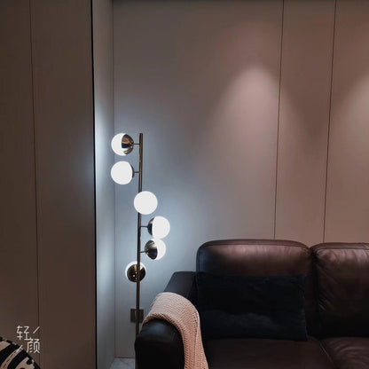 Lampe Arbre LED Doppler – Élégance Moderne avec Boules en Verre