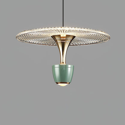 Suspension LED Moderne en Forme de Disque – Lampe Élégante pour Salon et Cuisine