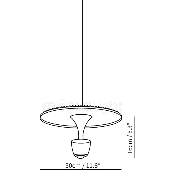 Suspension LED Moderne en Forme de Disque – Lampe Élégante pour Salon et Cuisine