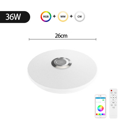 Plafonnier Smart Modern RGB - Éclairage Dynamique et Multicolore avec Contrôle Smartphone