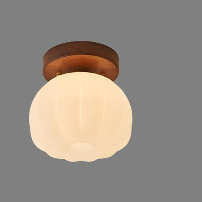 Lampe Plafonnier Pumpkin – Design Unique en Forme de Citrouille, Eclairage LED