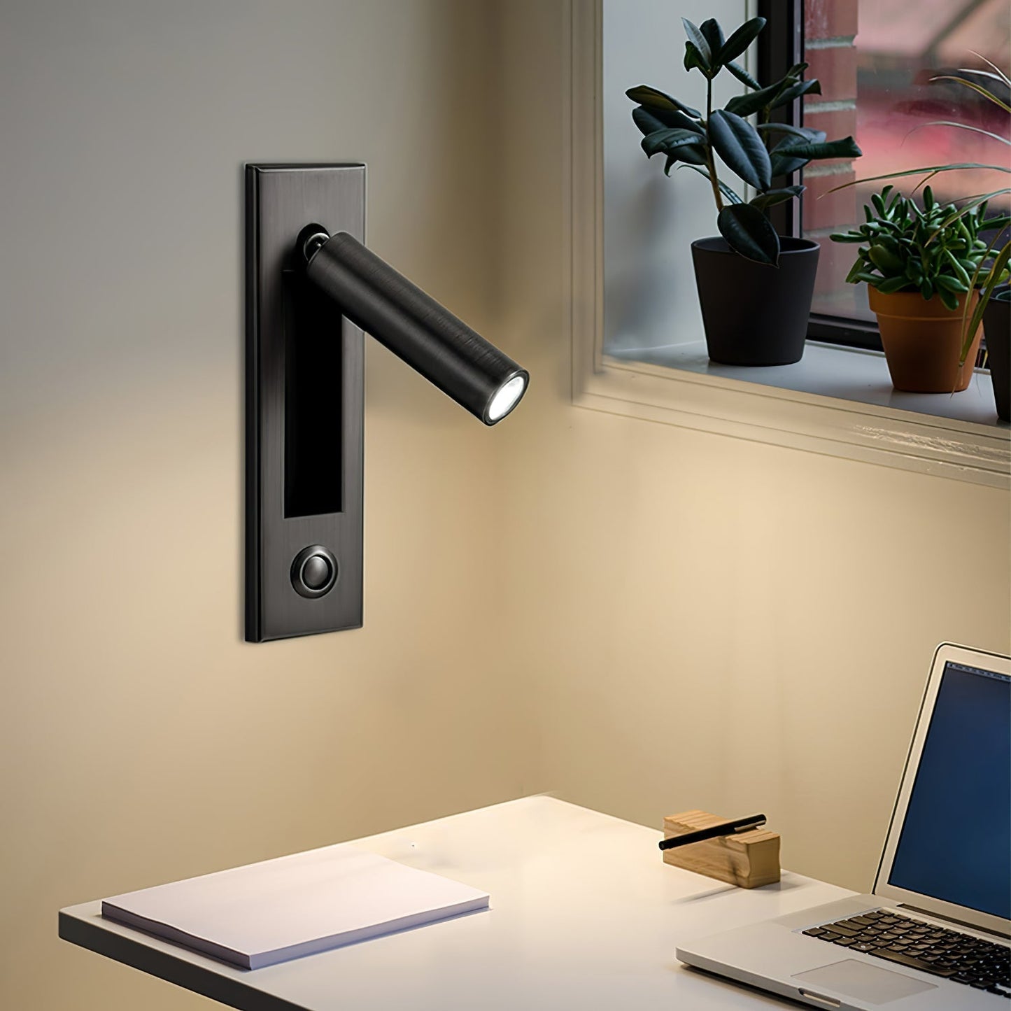 Applique Murale LED Intégrée – Lampe Moderne et Minimaliste pour Chambre à Coucher