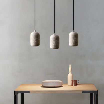 Lampe Pendante Ferro Industrielle en Zement et Verre - Éclairage Moderne pour Intérieur