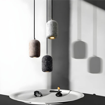 Lampe Pendante Ferro Industrielle en Zement et Verre - Éclairage Moderne pour Intérieur