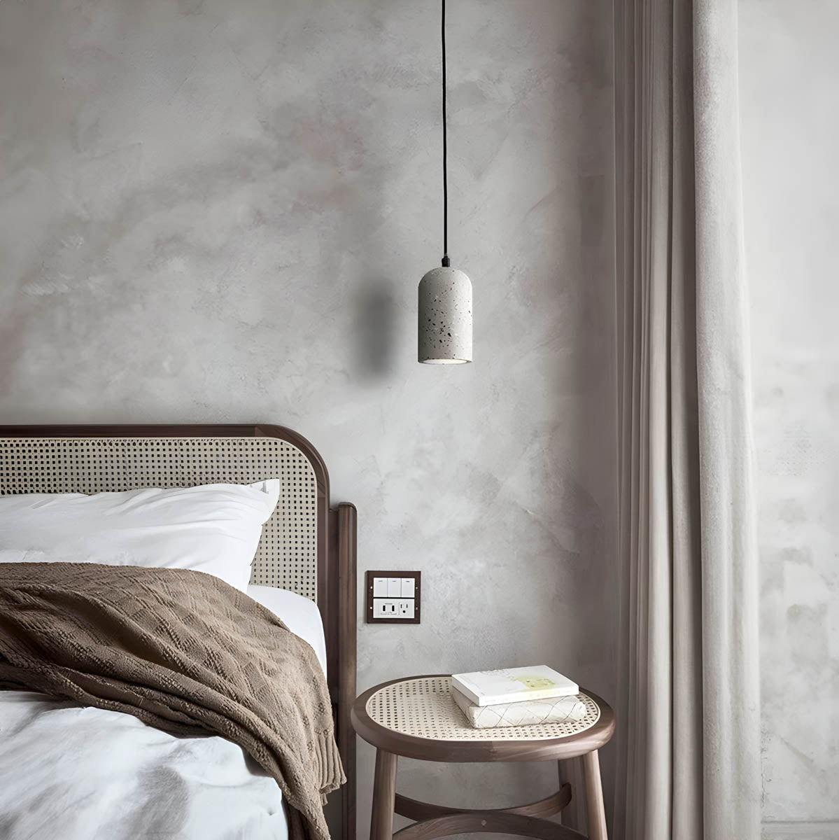 Suspension Moderne en Béton FORGI - Lampe Industrielle LED Design