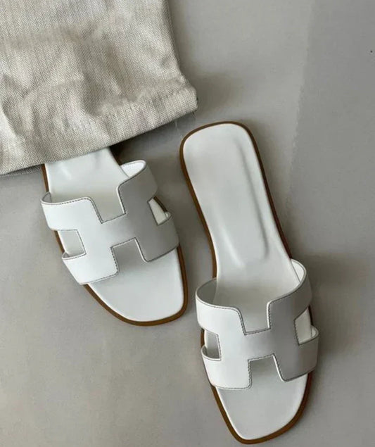 StrapMaven | Sandales en cuir modernes à design H