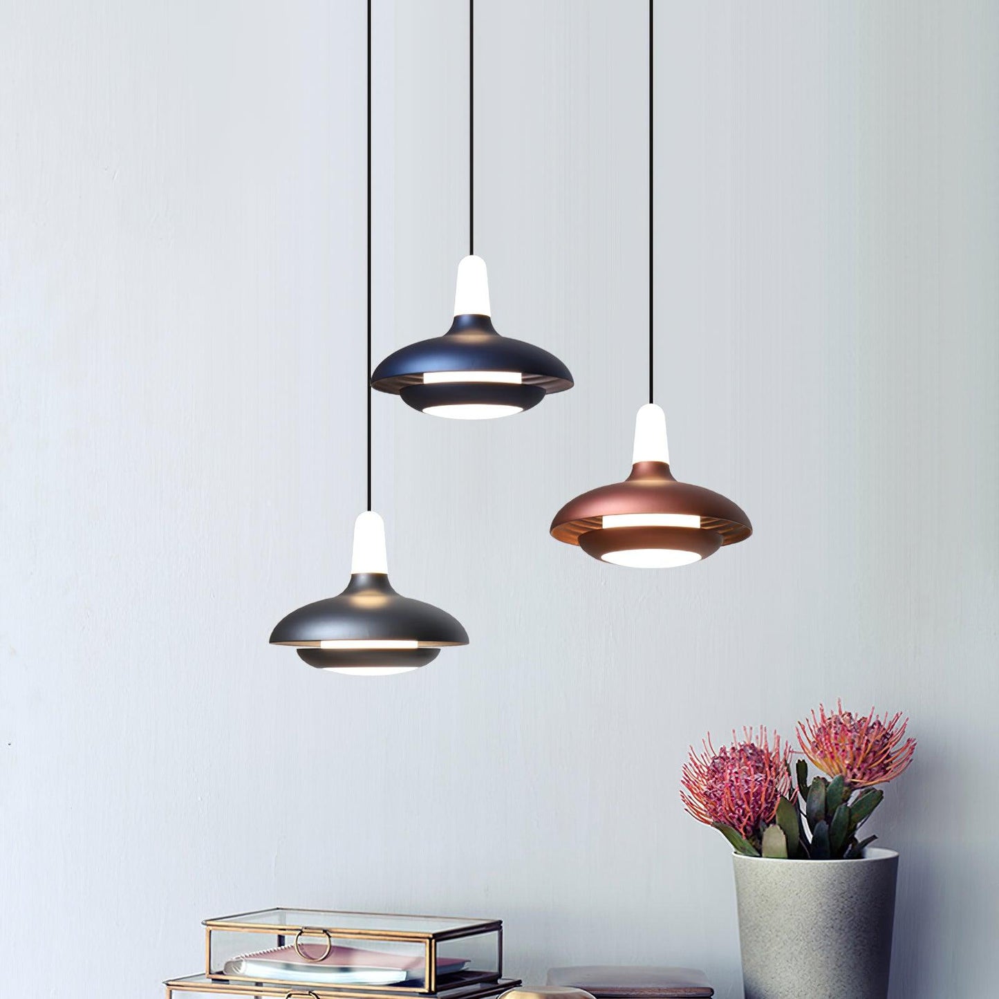 Lampe Pendante Fiji Moderne LED – Éclairage Tropical pour Cuisine et Salon
