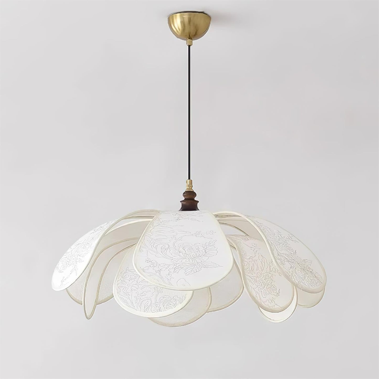 Florina Pendelleuchte – Elegante Blumen-Inspiration, Modernes Design, E26/E27 Fassung, LED Kompatibel