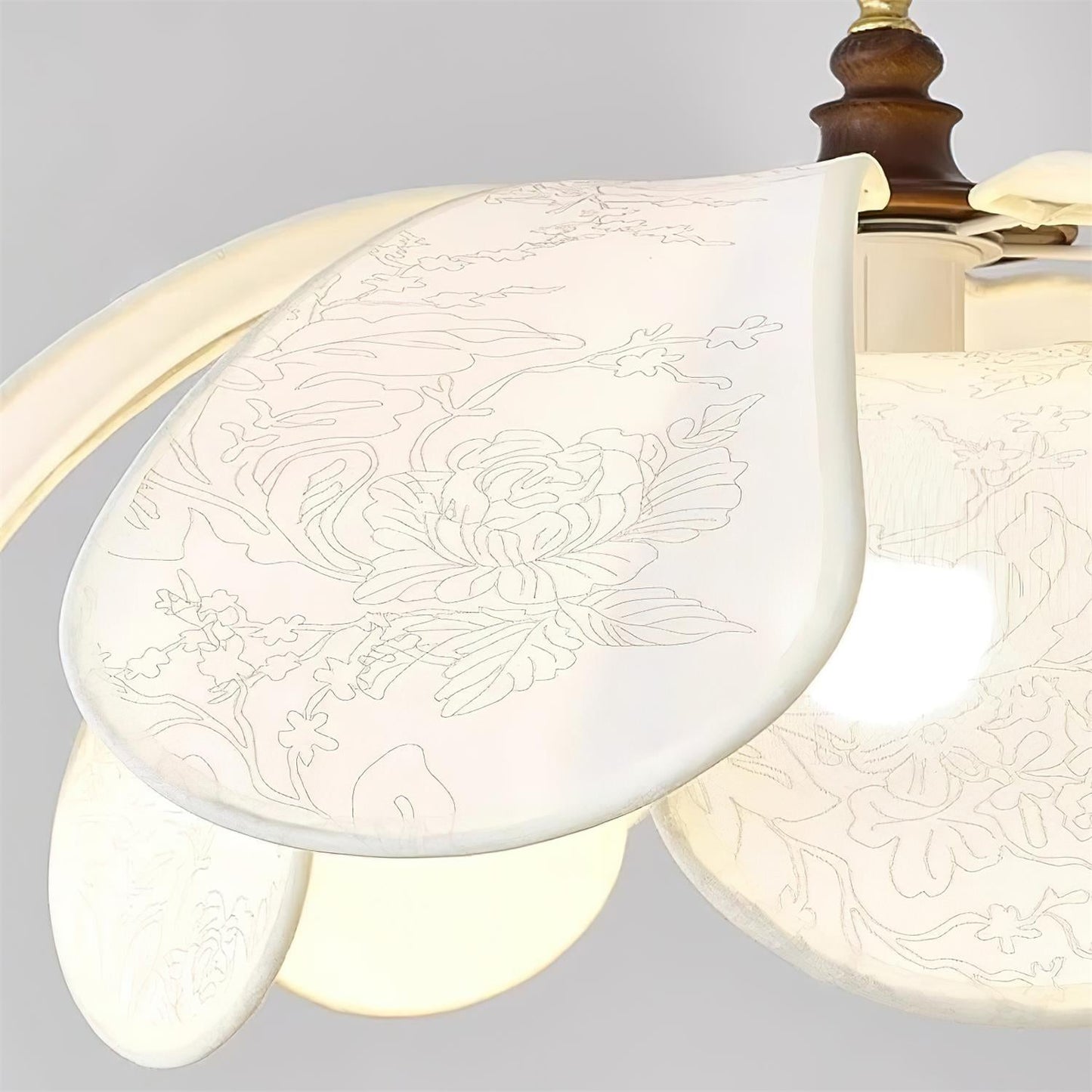 Florina Pendelleuchte – Elegante Blumen-Inspiration, Modernes Design, E26/E27 Fassung, LED Kompatibel