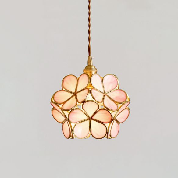 Suspension Pétale en Verre - Élégance Moderne et Design Vintage pour Votre Intérieur