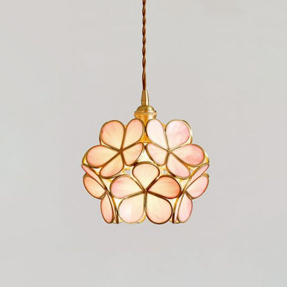 Suspension Pétale en Verre - Élégance Moderne et Design Vintage pour Votre Intérieur