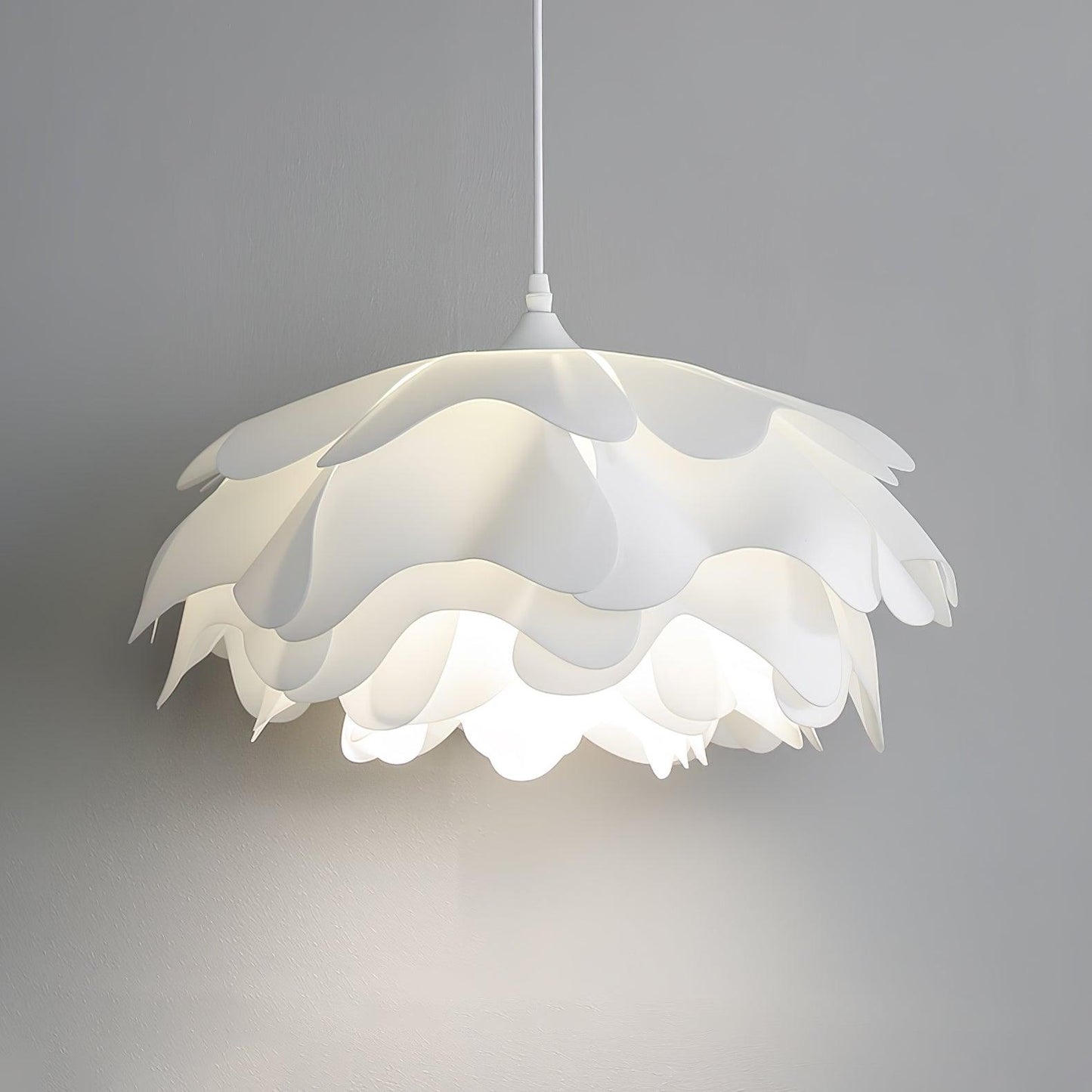 Lampe Pendante Blanche en Forme de Fleur – LED