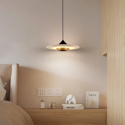 Suspension MarbleGlow – Design Moderne & Éclairage LED Intégré