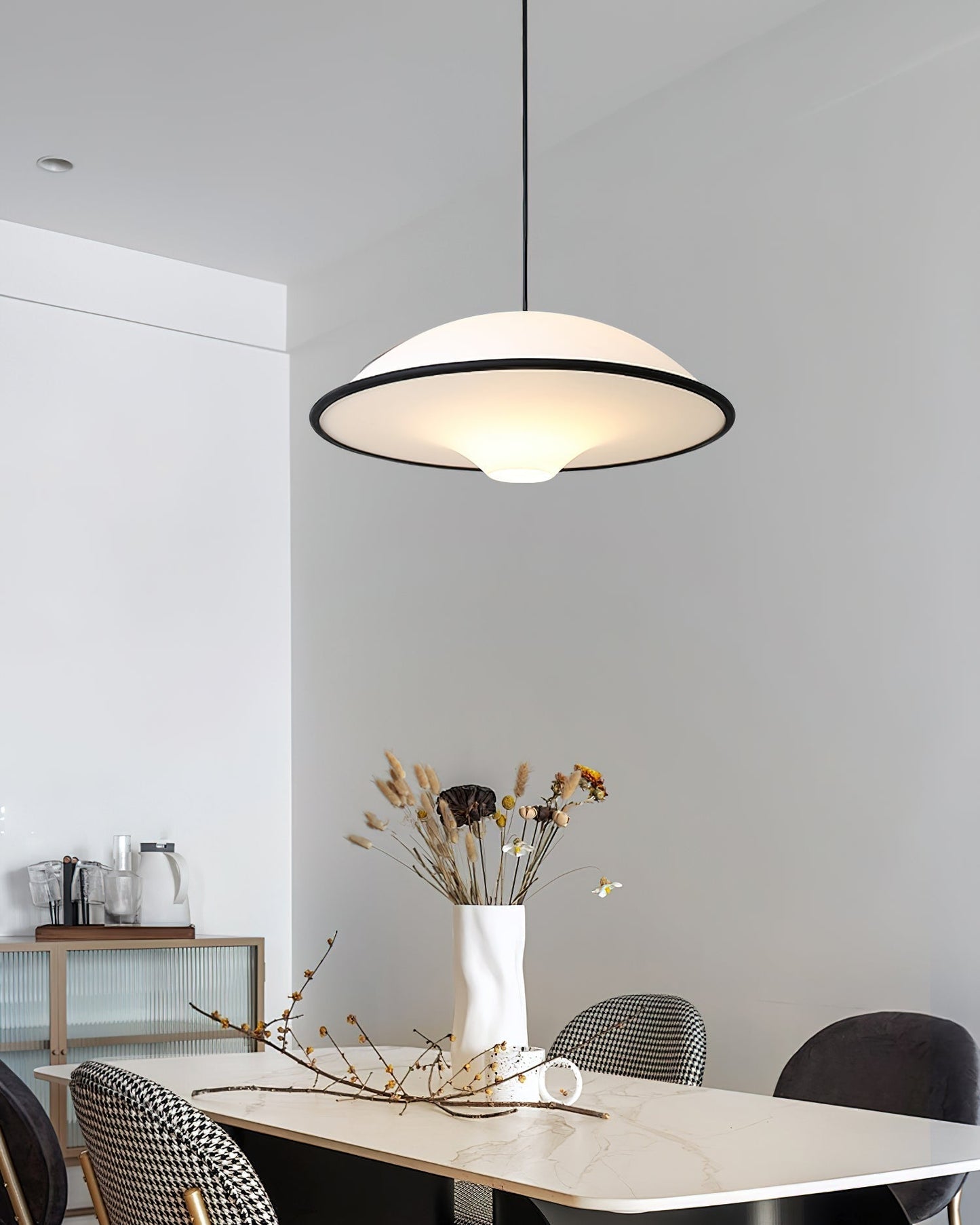 Suspension Moderne Fontana - Lampe LED Minimaliste Inspirée des UFOs