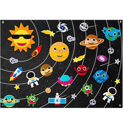 Set de Jeu en Feutrine FantasieVilt – Jouet Éducatif Créatif pour Enfants (2 à 5 ans)