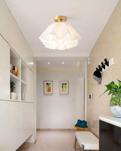 Plafonnier Moderne en Cuivre - Design Élégant et Raffiné pour Votre Intérieur