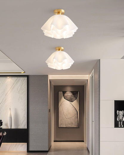 Plafonnier Moderne en Cuivre - Design Élégant et Raffiné pour Votre Intérieur