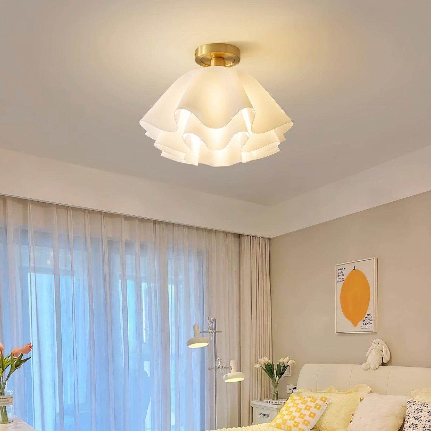 Plafonnier Moderne en Cuivre - Design Élégant et Raffiné pour Votre Intérieur