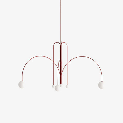 Suspension Gran Finale - Luminaire Élégant en Métal et Verre avec Design Audacieux