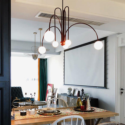 Suspension Gran Finale - Luminaire Élégant en Métal et Verre avec Design Audacieux