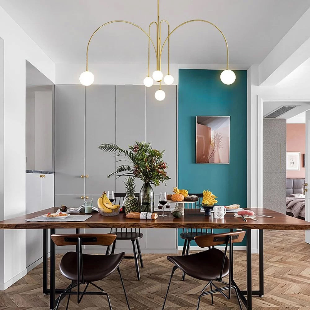 Suspension Gran Finale - Luminaire Élégant en Métal et Verre avec Design Audacieux