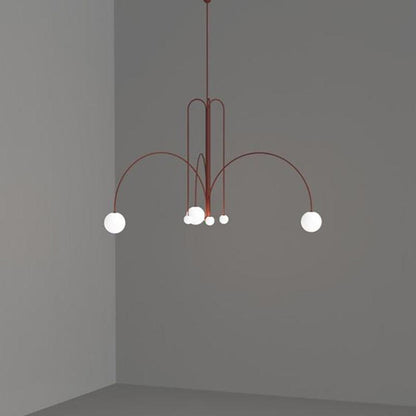 Suspension Gran Finale - Luminaire Élégant en Métal et Verre avec Design Audacieux