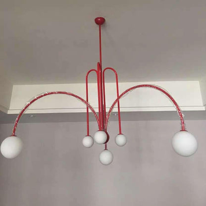 Suspension Gran Finale - Luminaire Élégant en Métal et Verre avec Design Audacieux