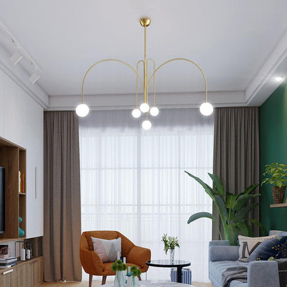 Suspension Gran Finale - Luminaire Élégant en Métal et Verre avec Design Audacieux