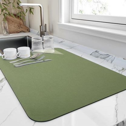 Tapis de Séchage Rapide pour Vaisselle - Ultra Absorbant et Compact