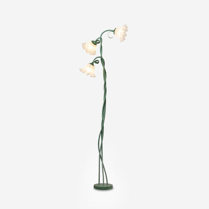 Lampadaire Calla Flowers – Éclairage Élégant avec Fleurs Blanches et Design Raffiné