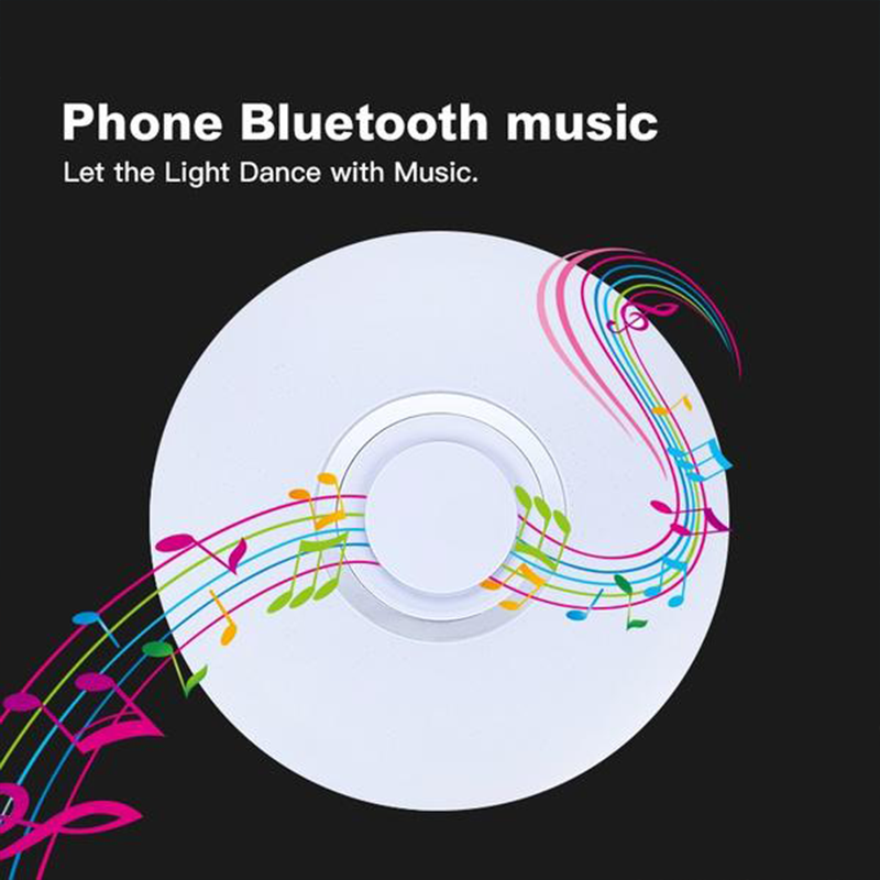 Plafonnier Smart Modern RGB - Éclairage Dynamique et Multicolore avec Contrôle Smartphone