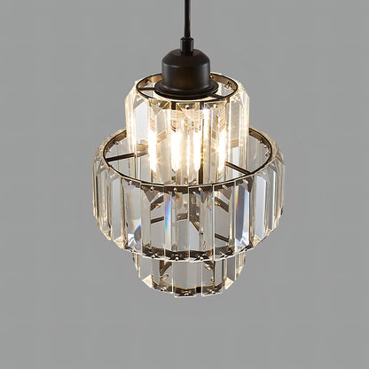 Lampe Plafonnier Cristal en Verre Fernando - Éclairage Élégant pour Hall et Lobby
