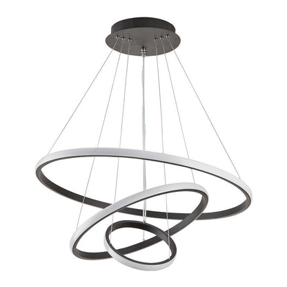 ArishaLight - Plafonnier Moderne avec 3 Anneaux Ajustables, Design Élégant et Fonctionnel