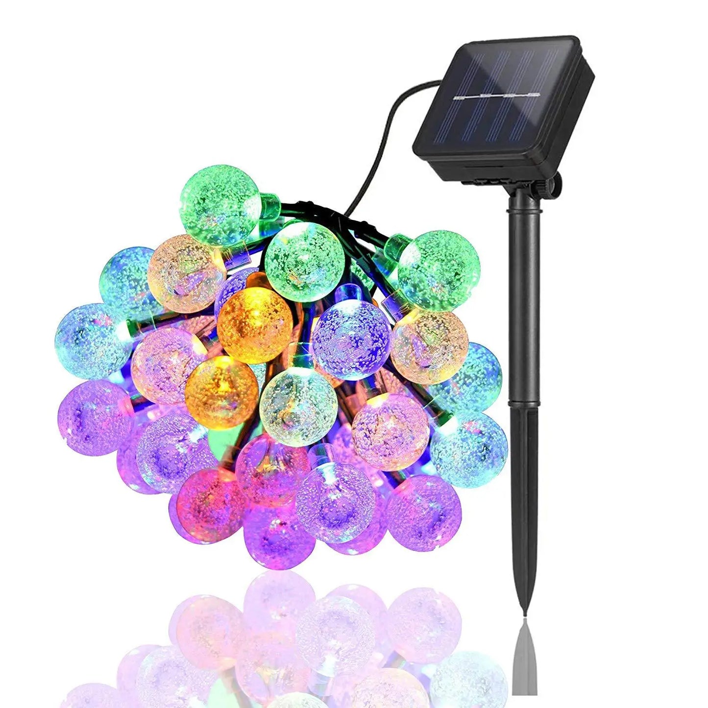 Guirlande Solaire LED Étanche – Éclairage Extérieur Décoratif pour Jardin, Terrasse et Balcon