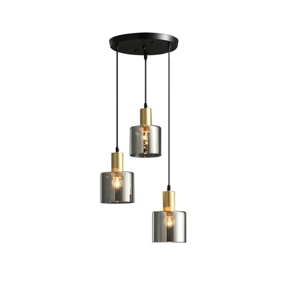 Lampe de Plafond Moderne avec 3 Anneaux – Éclairage Élégant pour Salle à Manger