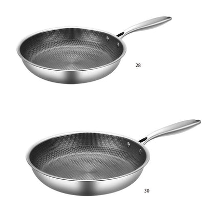 Poêle Antiadhésive en Acier Inoxydable CuisinePro – Cuisson Parfaite et Facile