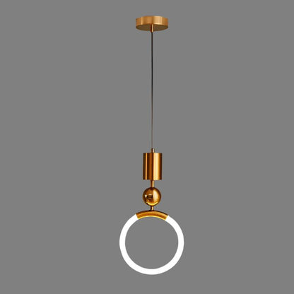 Suspension LED Nordic Simple - Lampe Minimaliste en Métal pour Cuisine, Salle à Manger et Bureau